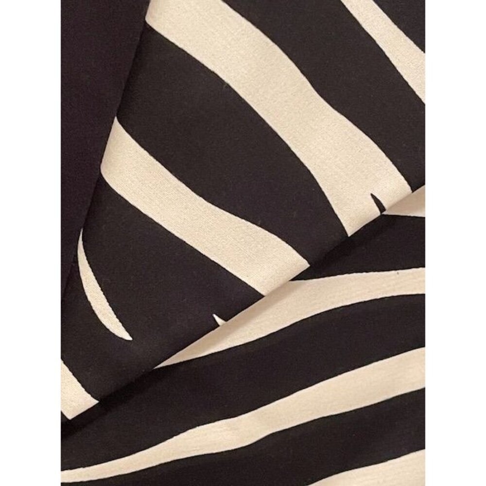 Dana Buchman Vintage Cropped Blazer Jacket Women's Size 14 Silk Blend Zebra Prin - Picture 7 of 16